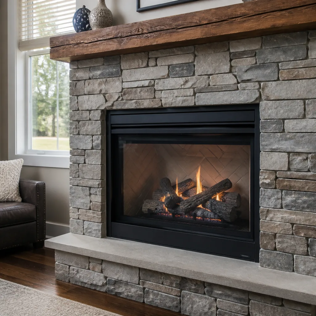 Gas fireplace service